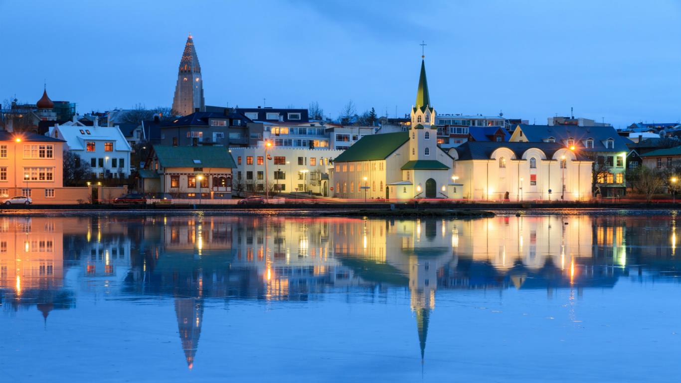 4th most happy: Iceland