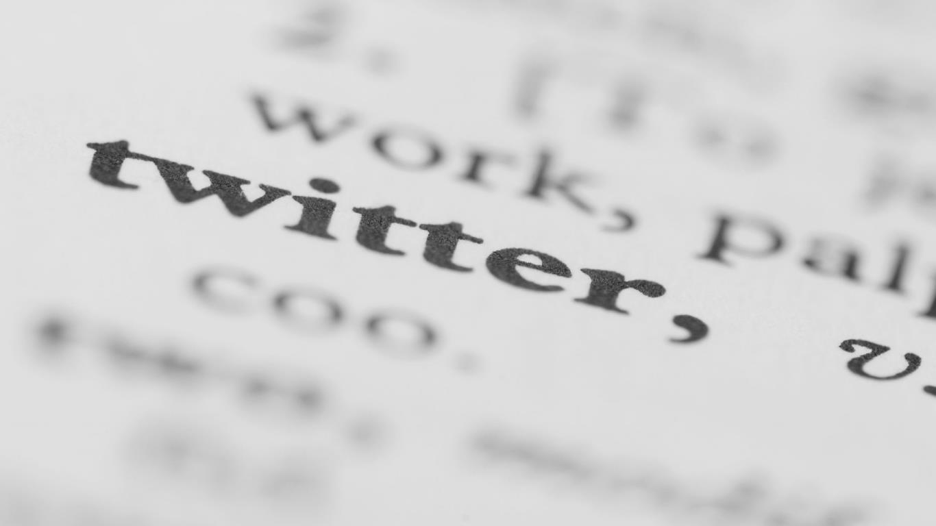 Twitter made the dictionary the following month  