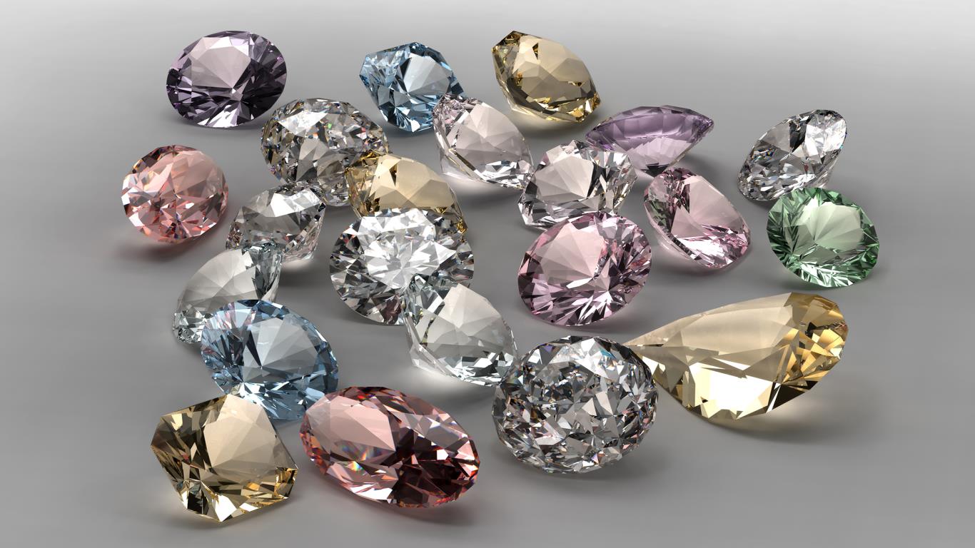 Coloured diamonds