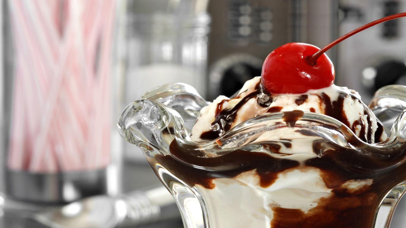 Ice cream sundaes