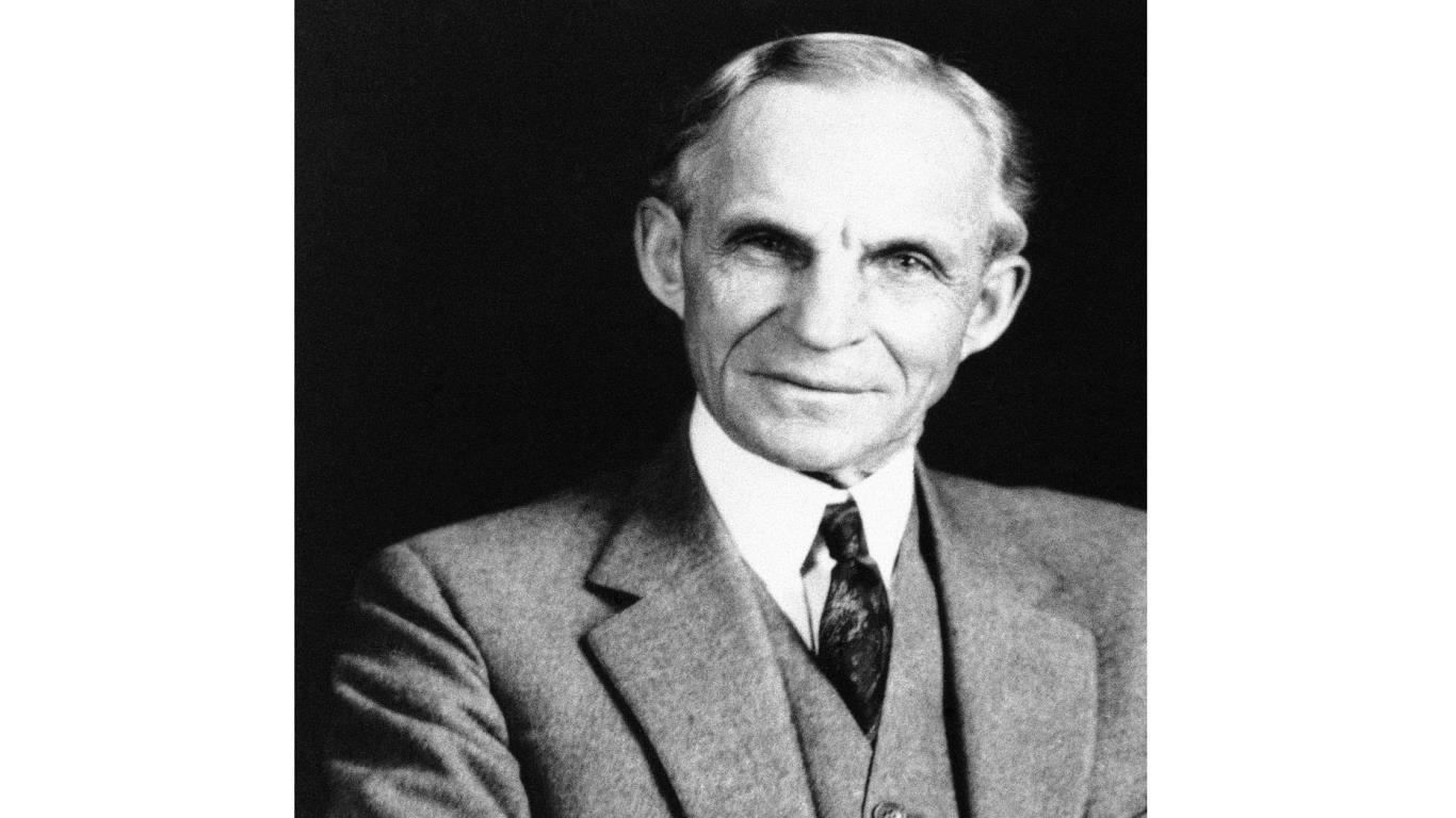 Henry Ford – peak net worth: $200 billion (£144bn)