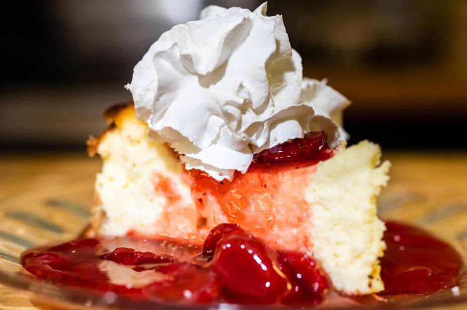 Massachusetts: strawberry cheesecake, Bova's Bakery, Boston