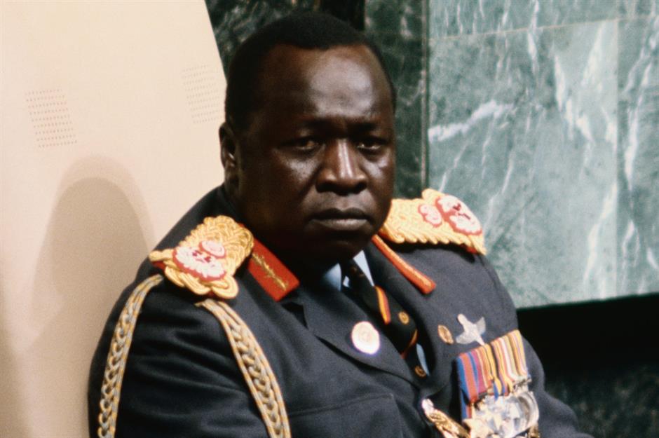 Idi Amin Dada, Ouganda : au moins 170 millions de dollars (162 M€)