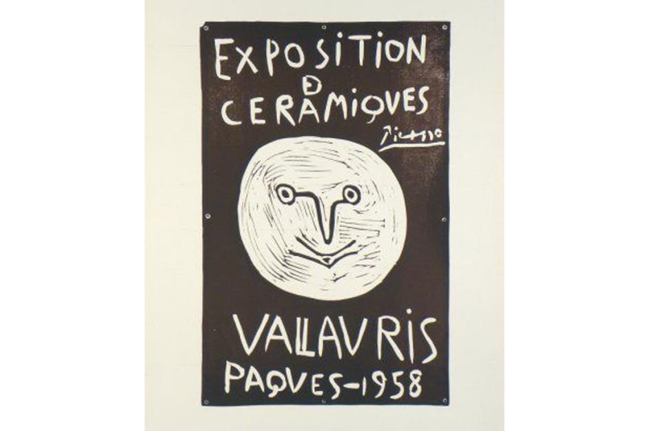 The signed Pablo Picasso lino-cut poster