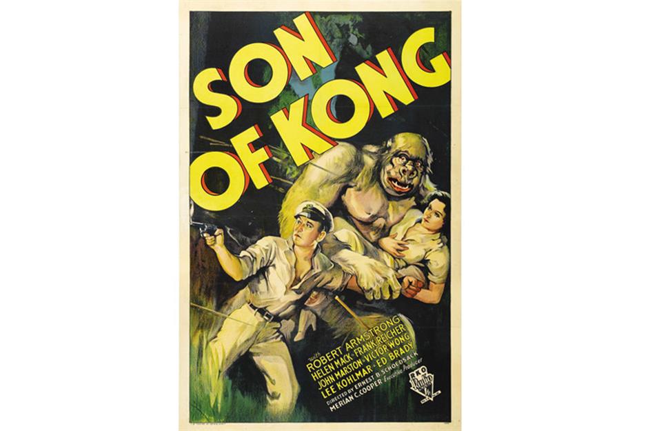 Son of Kong (American poster, 1933): $69,000 (£36.6k)
