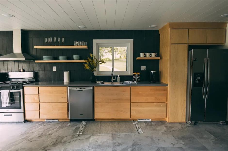Building a Kitchen in a Shipping Container Home