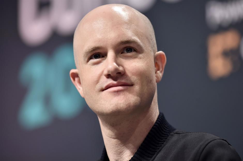 3. Brian Armstrong, net worth: $17.2 billion (£12.7bn)