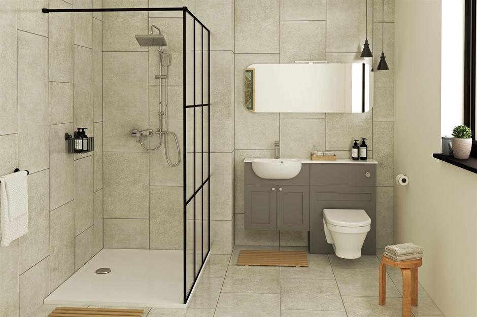 very small bathrooms shower box compact design