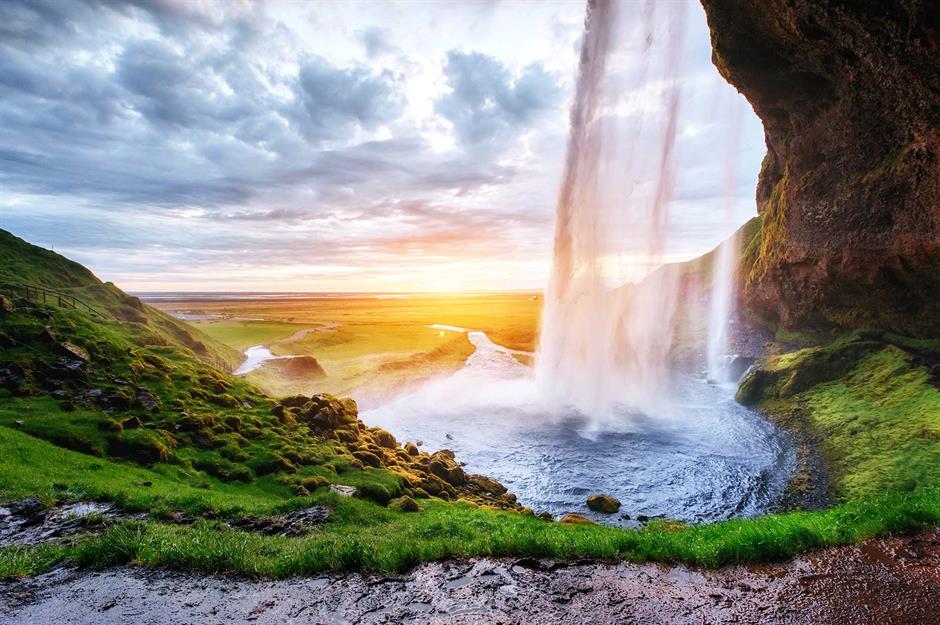 Seljalandsfoss Waterfall, Iceland