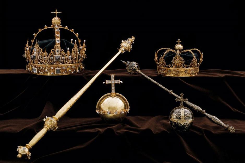 The stolen Swedish Crown Jewels