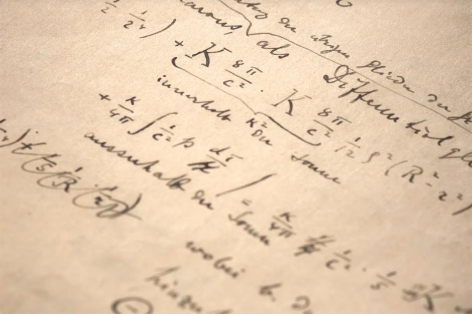 Einstein's early calculations: $13 million (£9.8m)