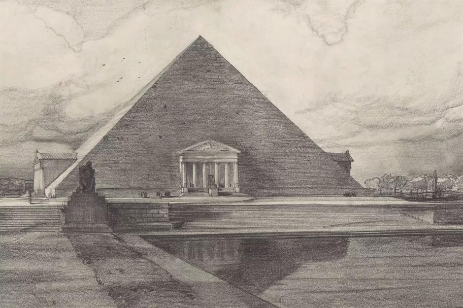 Lincoln Memorial pyramid, Washington DC, USA