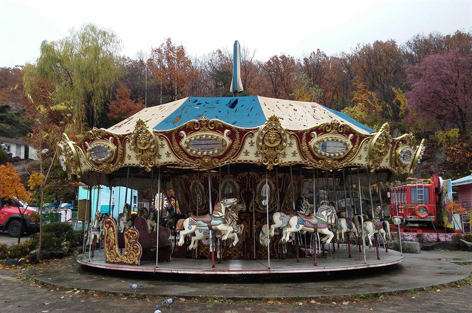 abandoned carousel near me