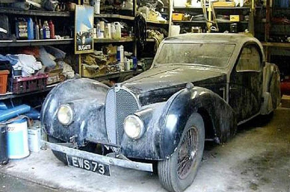 Bugatti in the garage