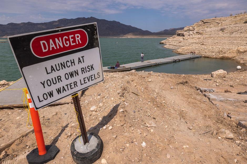 The low water levels continue to reveal dark secrets