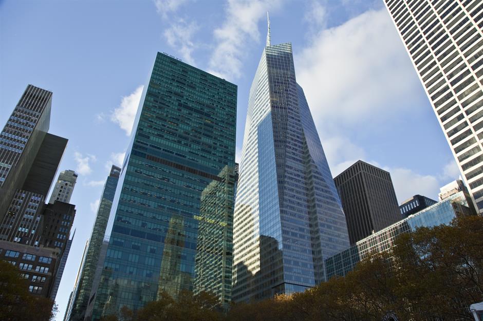 Bank of America Tower, New York: $1.28 billion (£930m)