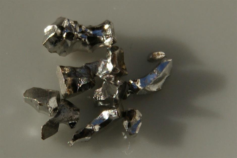 Iridium: $162 (£135) per gram