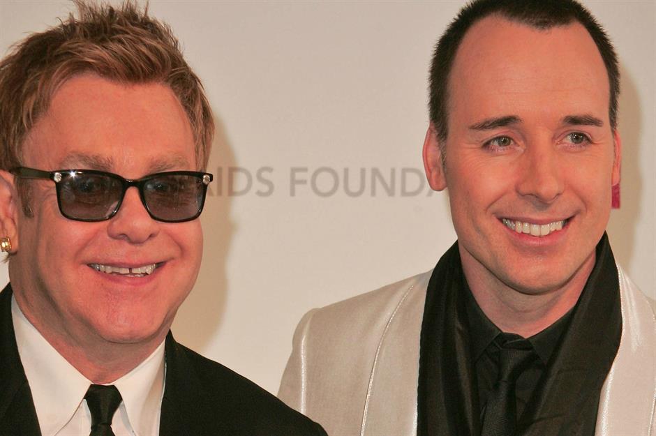 Sir Elton John and David Furnish, $1.7 million (£1m)