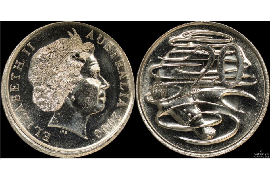 DOUBLE SIDED AUSTRALIAN 20 CENT COIN AU 20c DOUBLE HEADED DOUBLE TAILED COIN 