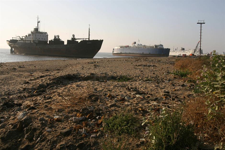Alang Ship Breaking Yard, Gujarat, India