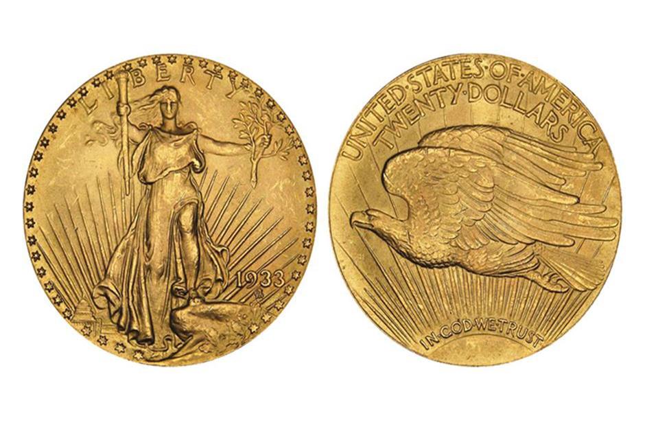 1933 Double Eagle US $20 coin: $18.9 million (£14.2m)