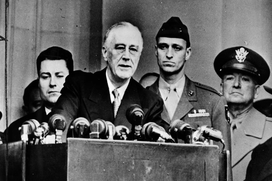 19. FDR served four terms in office