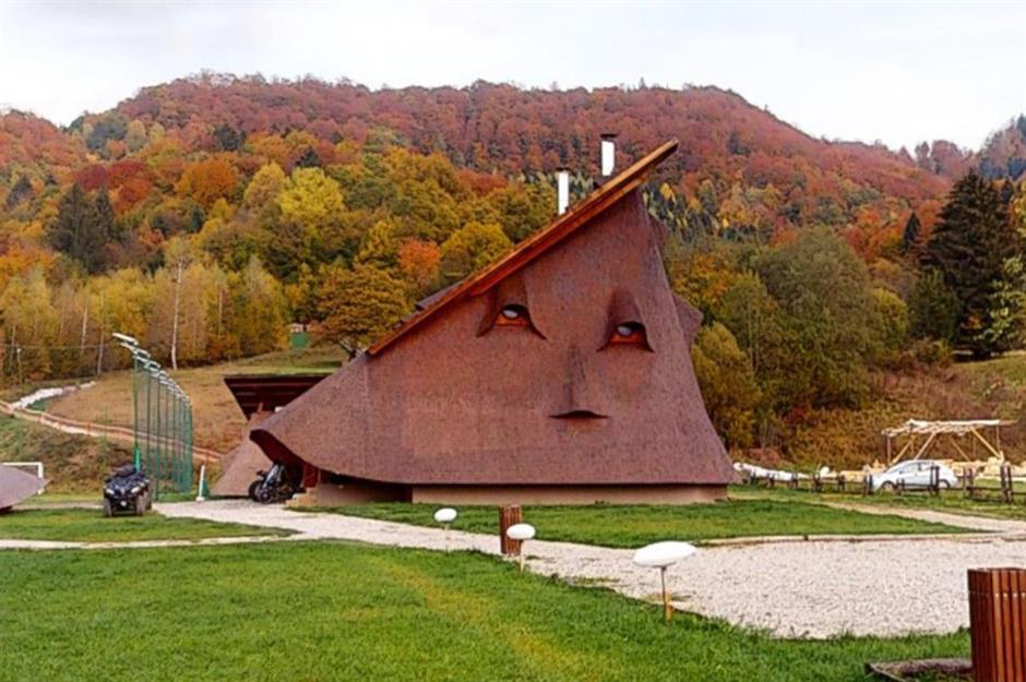 Schläfriges Hotel, Râşnov, Rumänien