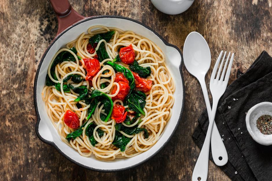 Meghan Markle: single skillet spaghetti