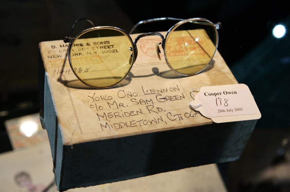 John Lennon's glasses: $69,000 (£55k)