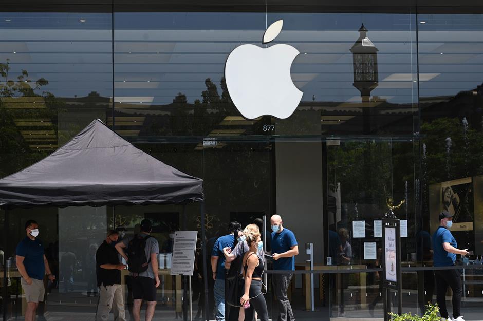 California: Apple, valued at $1.9 trillion (£1.45tn)