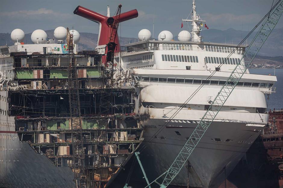 Did Shelling from Royal Caribbean's M.S. 'Allure' Sink a Carnival Cruise  Vessel?