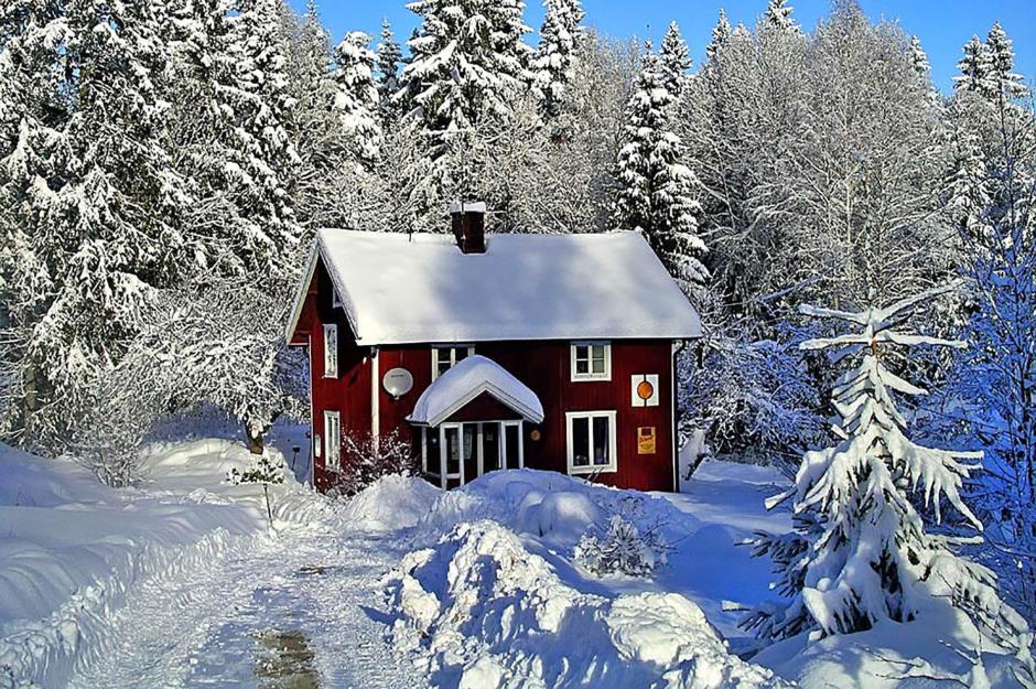 Image result for house in snow