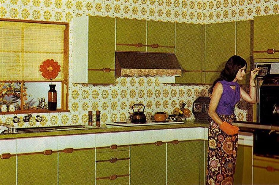 original 1970's kitchen wall art chicken