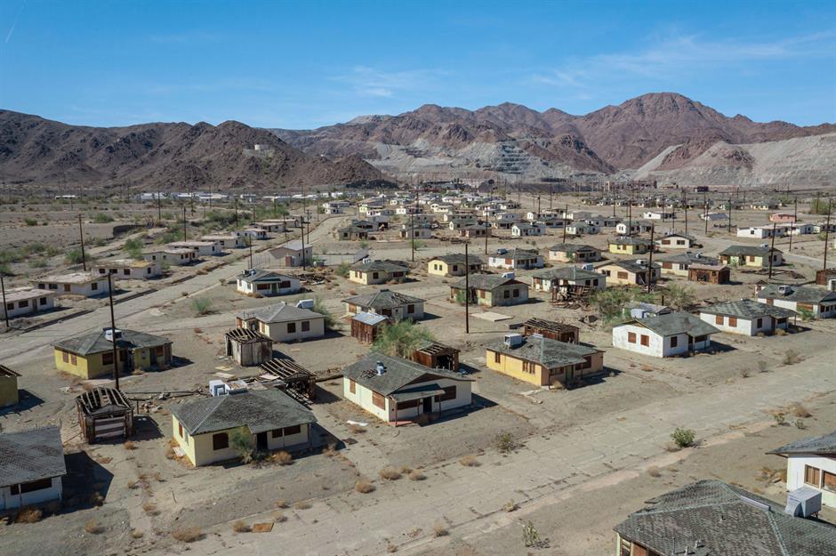 Ghost town Eagle Mountain abandoned since 1983 purchased by