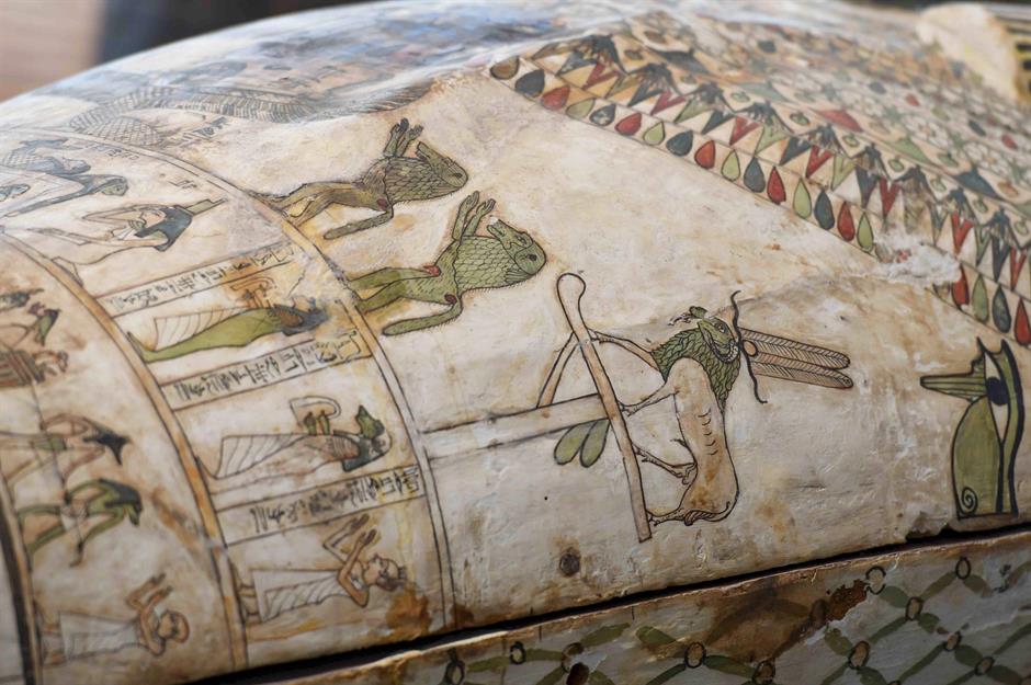 100 ancient coffins in Egypt