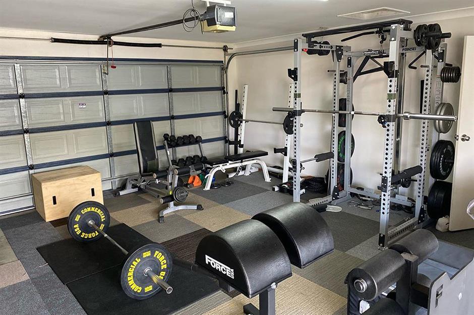 Garage gym setup online ideas