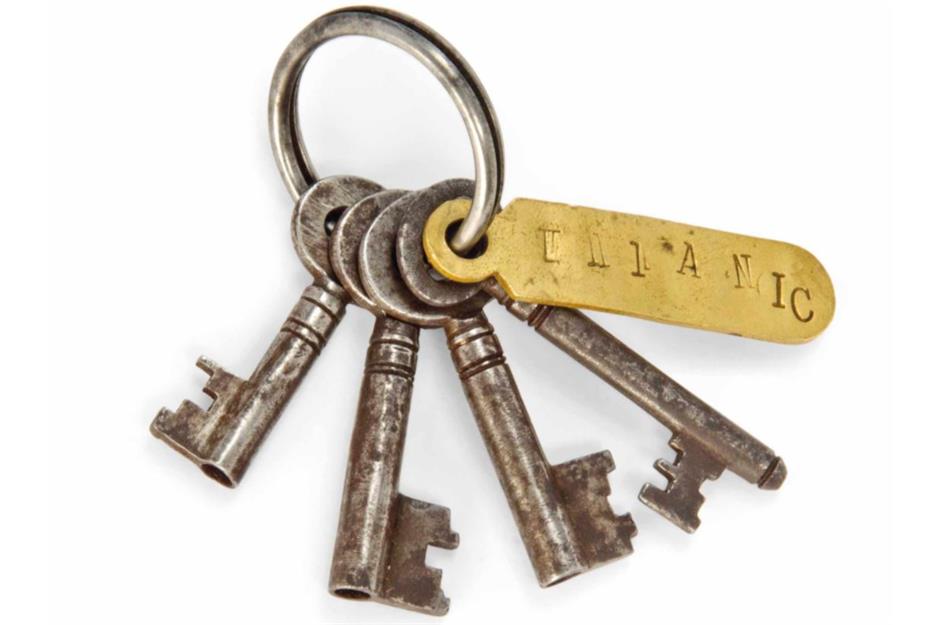 Keys on a brass fob: $27,900 (£20k)