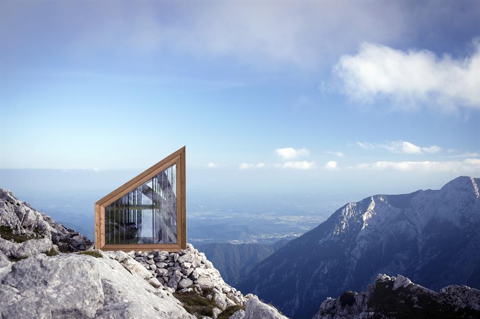 World's loneliest house built into side of remote mountain range