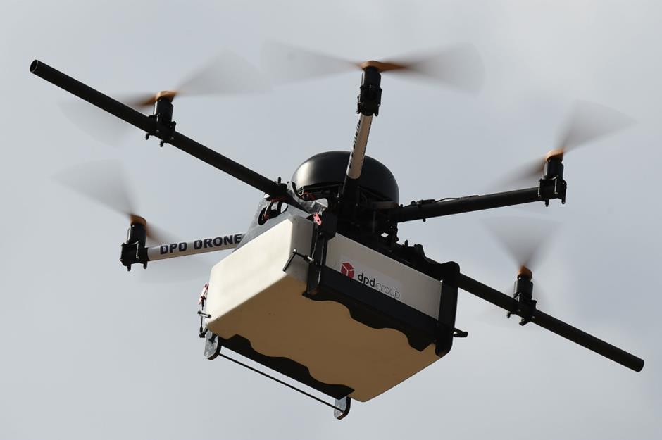 Mail delivery drones elsewhere