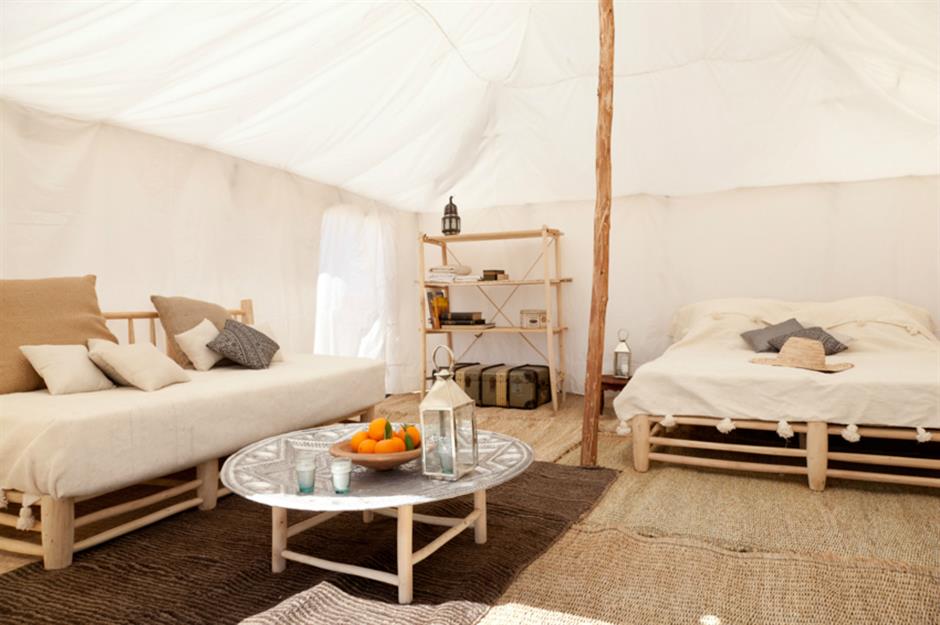 Scarabeo Camp, Agafay desert, Morocco