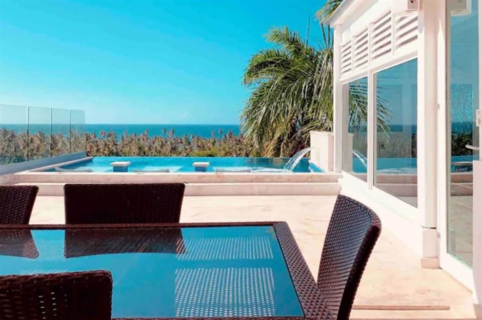 Cardi B's Dominican Republic villa infinity pool