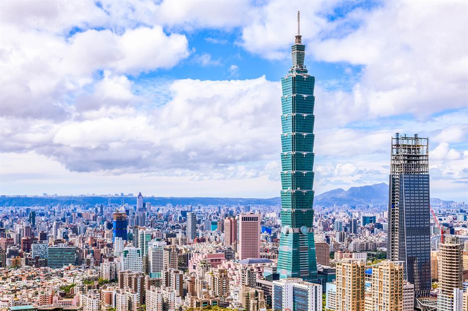 Taipei 101, $2.4 billion (£1.8bn)
