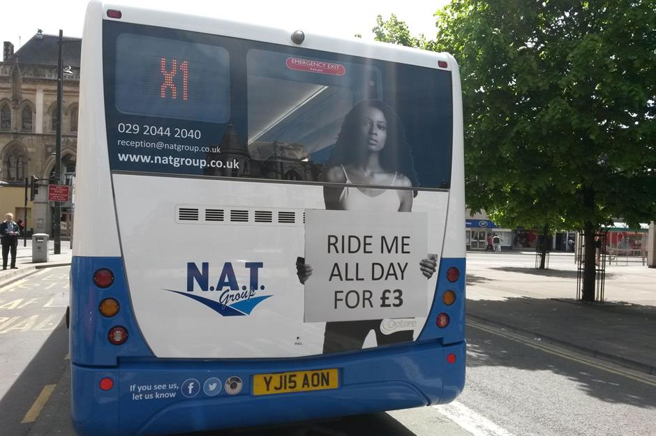 New Adventure Travel's "sexist" bus ad