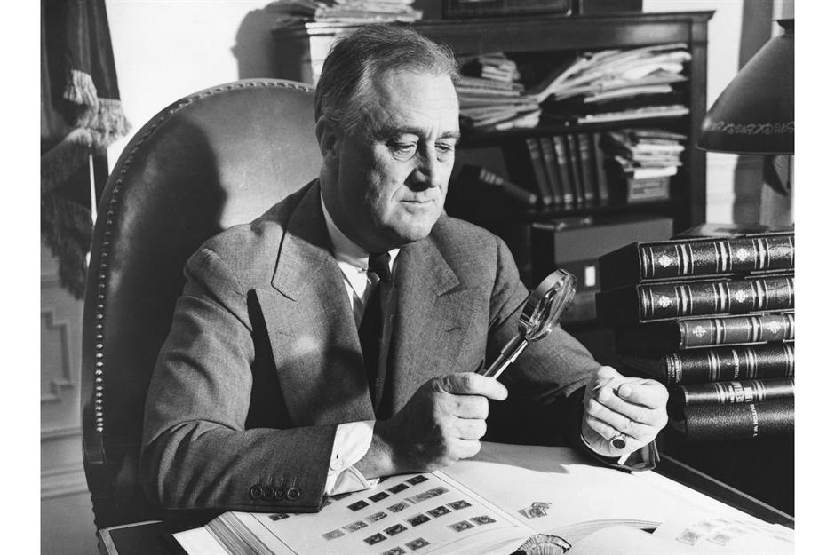 23. FDR was an avid stamp collector