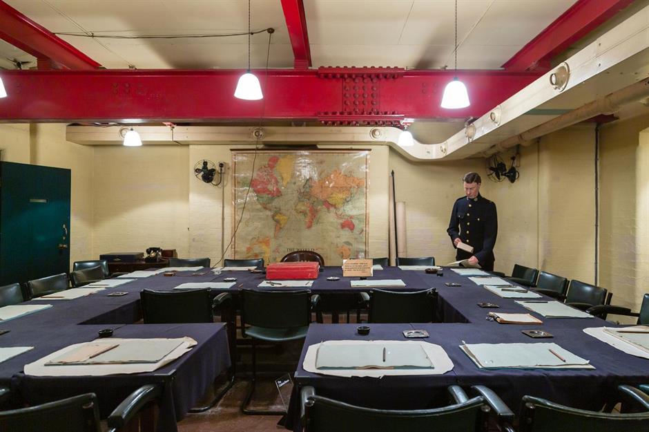 Winston Churchill’s Cabinet War Rooms bunker, London, UK