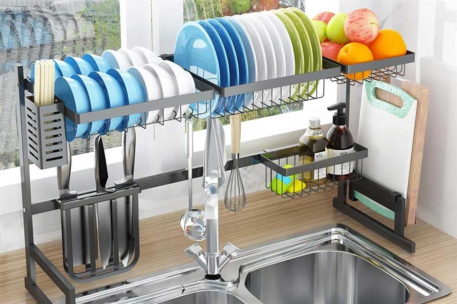 Designs for Small Kitchens: Dish Racks