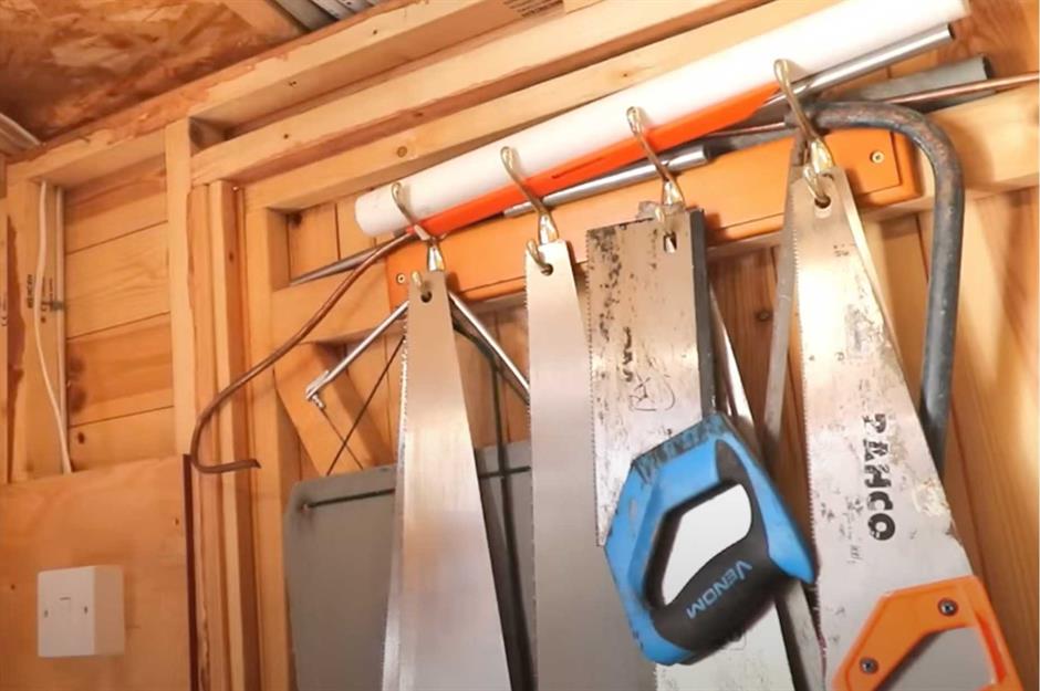 Save space in your garage with Cobra garage door storage racks