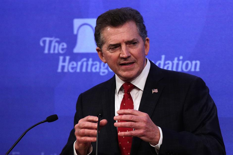 8) James W. DeMint of the Heritage Foundation: $1,398,676 (£1,098,240)