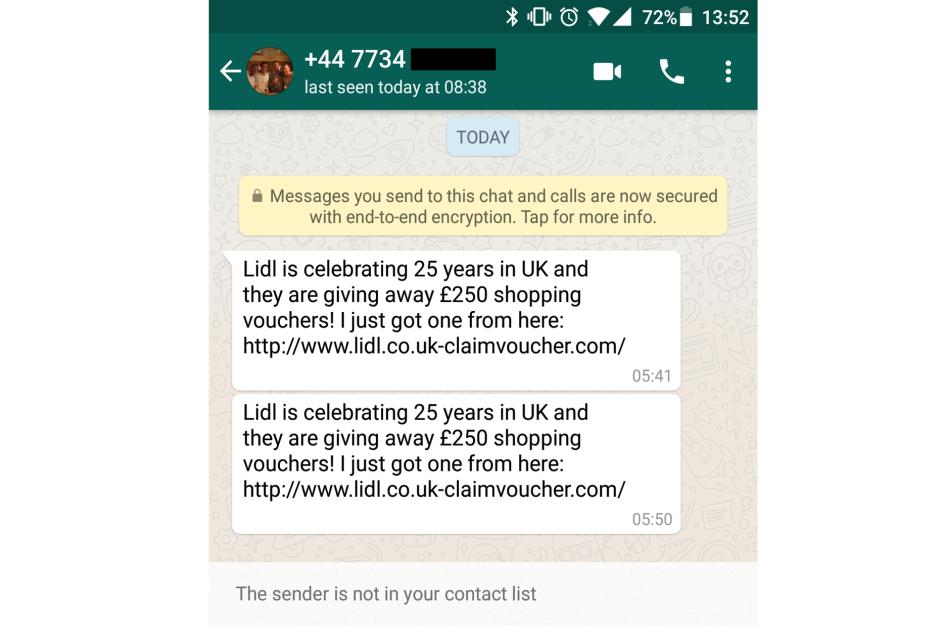 Lidl fake voucher scam (Image: loveMONEY)