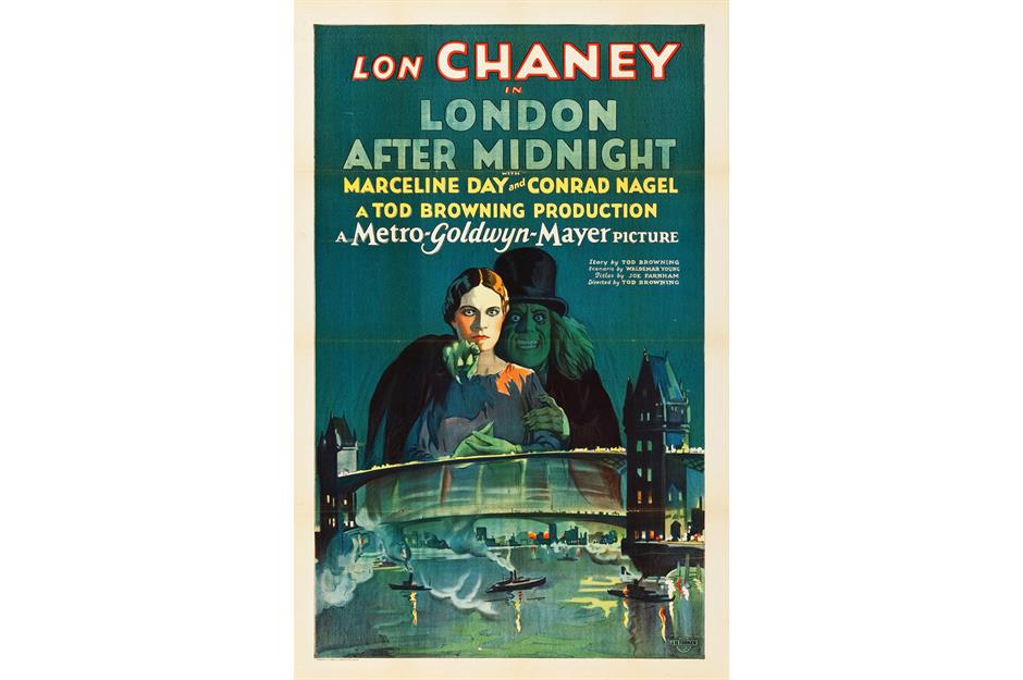 =3. London After Midnight (American poster, 1927): $478,000 ($646k/£485k today)